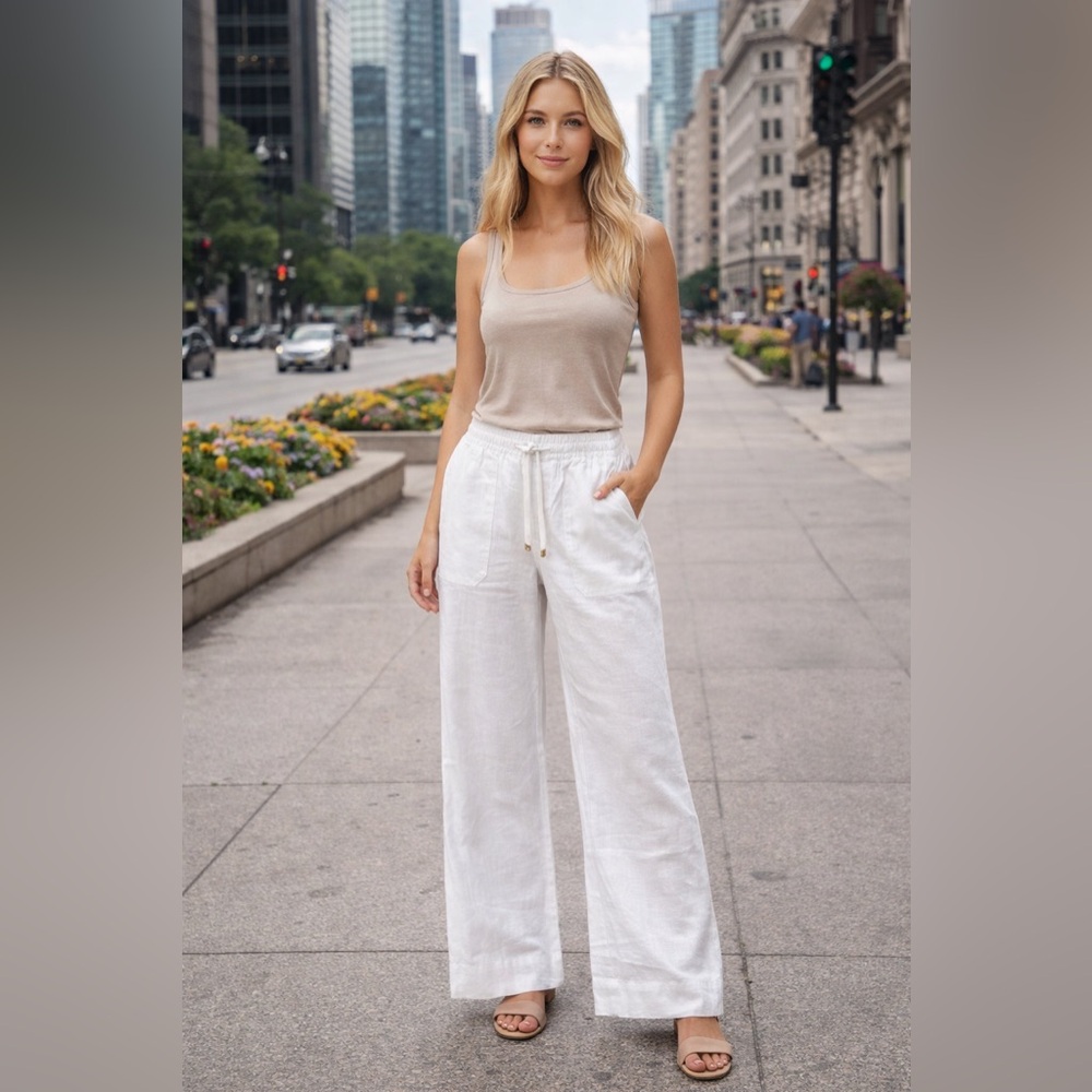 NWT Ralph Lauren Classic White Womens trousers .. Various sizes